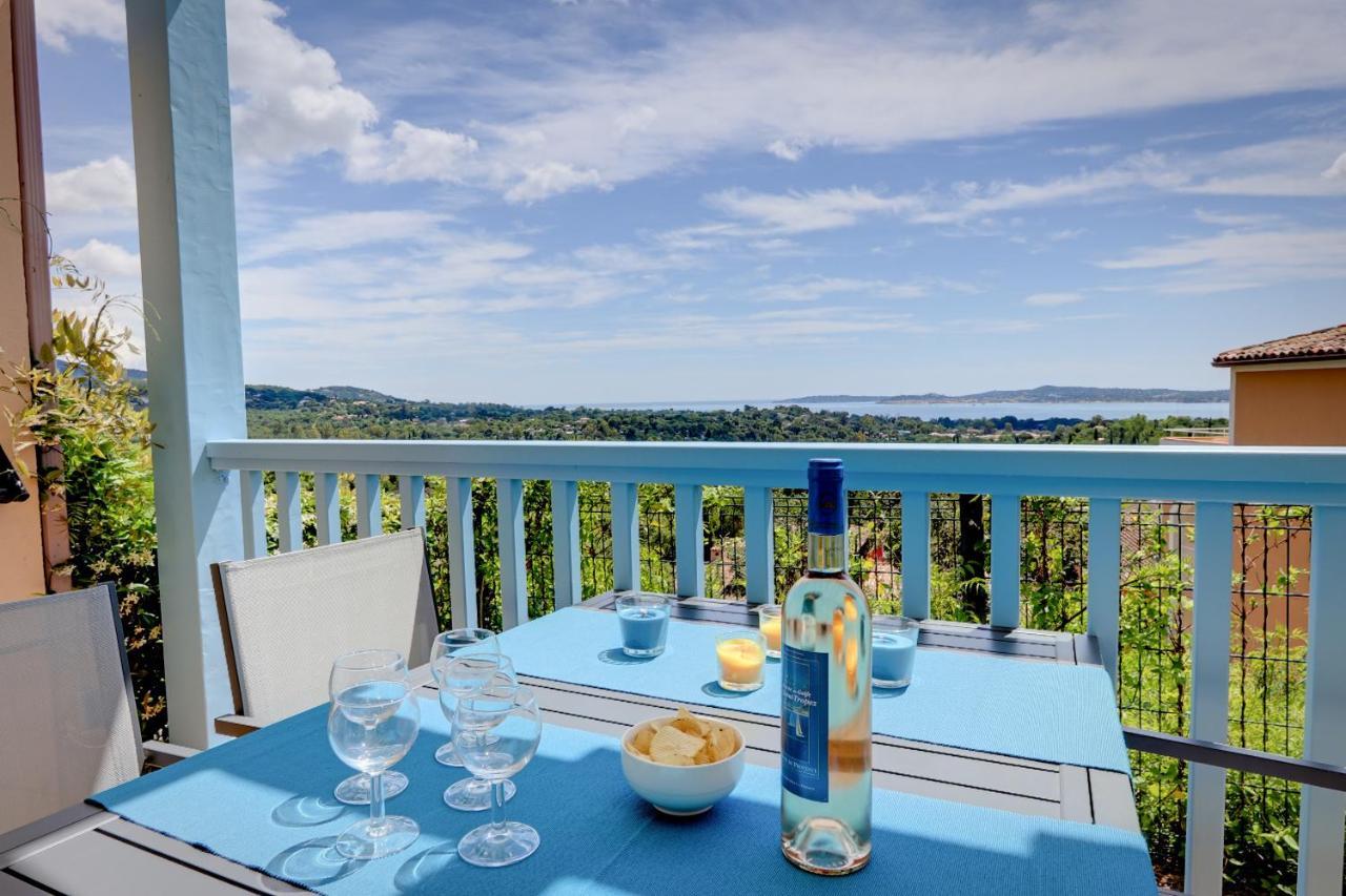 Les Restanques du Golfe de Saint-Tropez - Pivoine 1040 - vue mer panoramique Grimaud Extérieur photo